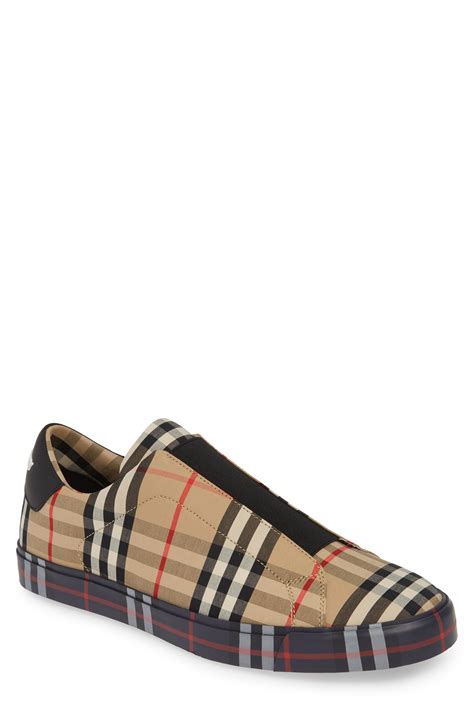 burberry slip ons mens|Burberry Slip.